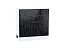 Шкаф нижний с 3-мя ящиками Валерия-М (816х800х478) Белый/Черный металлик дождь