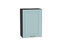 Шкаф верхний с 1-ой дверцей Ницца (716х500х318) graphite/Голубой