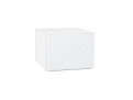 Шкаф верхний горизонтальный глубокий Фьюжн (358х500х576) Белый/silky white
