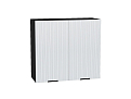 Шкаф верхний с 2-мя дверцами Евро Лайн (716х800х318) graphite/Белый