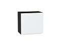 Шкаф верхний горизонтальный Фьюжн (460х500х318) graphite/silky white