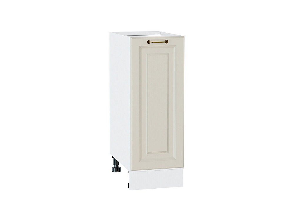 Шкаф нижний с 1-ой дверцей Ницца (816х300х478) Белый/Агат