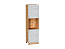 Шкаф пенал с 2-мя дверцами под технику Лофт (2132х600х576) Дуб Вотан/Nordic Oak