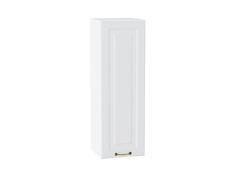 Шкаф верхний с 1-ой дверцей Ницца (920х300х318) Белый/Белый