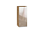 Шкаф верхний с 1-ой дверцей Фьюжн (716х300х320) Дуб Вотан/Gallant