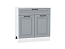 Шкаф нижний с 2-мя дверцами и ящиком Ницца (816х800х478) Белый/Magnum