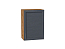 Шкаф верхний с 1-ой дверцей Сканди (716х500х320) Дуб Вотан/Graphite Softwood