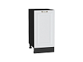 Шкаф нижний с 1-ой дверцей Ницца (816х400х478) graphite/Белый