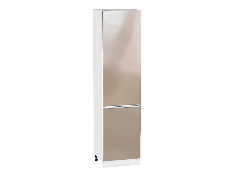 Шкаф пенал с 2-мя дверцами Фьюжн 600Н (для верхних шкафов высотой 920) (2336х600) Белый/gallant