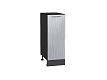 Шкаф нижний с 1-ой дверцей Валерия-М (816х300х478) graphite/Серый металлик дождь светлый