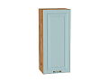 Шкаф верхний с 1-ой дверцей Ницца (920х400х318) Дуб Вотан/Голубой
