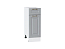 Шкаф нижний с 1-ой дверцей и ящиком Ницца (816х300х478) Белый/Графит