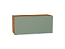 Шкаф верхний горизонтальный Фьюжн (358х800х320) Дуб Вотан/Silky Mint