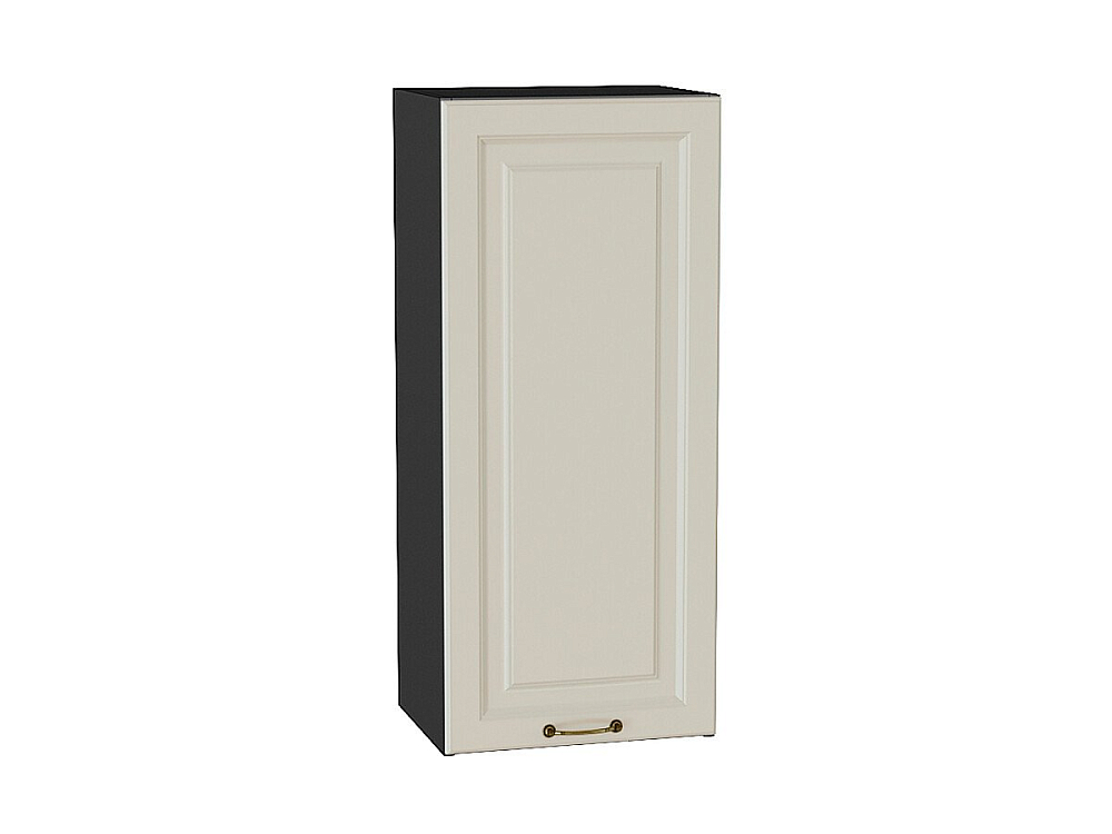 Шкаф верхний с 1-ой дверцей Ницца (920х400х318) graphite/Агат