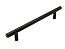 Ручка рейлинг мебельная SIMBOL (220х12х32) Брашированная античная медь