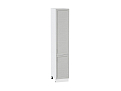 Шкаф пенал с 2-мя дверцами Сканди 400 (для верхних шкафов высотой 720) (2132х400х576) Белый/cappuccino softwood