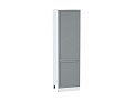 Шкаф пенал с 2-мя дверцами Сканди 600 (для верхних шкафов высотой 720) (2132х600х576) Белый/grey softwood