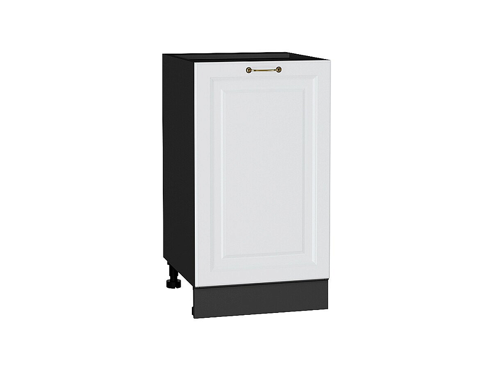 Шкаф нижний с 1-ой дверцей Ницца (816х450х478) graphite/Белый