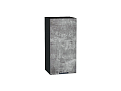 Шкаф верхний с 1-ой дверцей Флэт (716х350х318) graphite/temple stone 2s