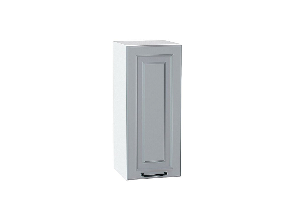 Шкаф верхний с 1-ой дверцей Ницца (716х300х318) Белый/magnum