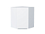 Шкаф верхний угловой Фьюжн (716х600х600) Белый/Silky White