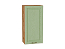 Шкаф верхний с 1-ой дверцей Ницца (920х450х318) Дуб Вотан/Дуб оливковый