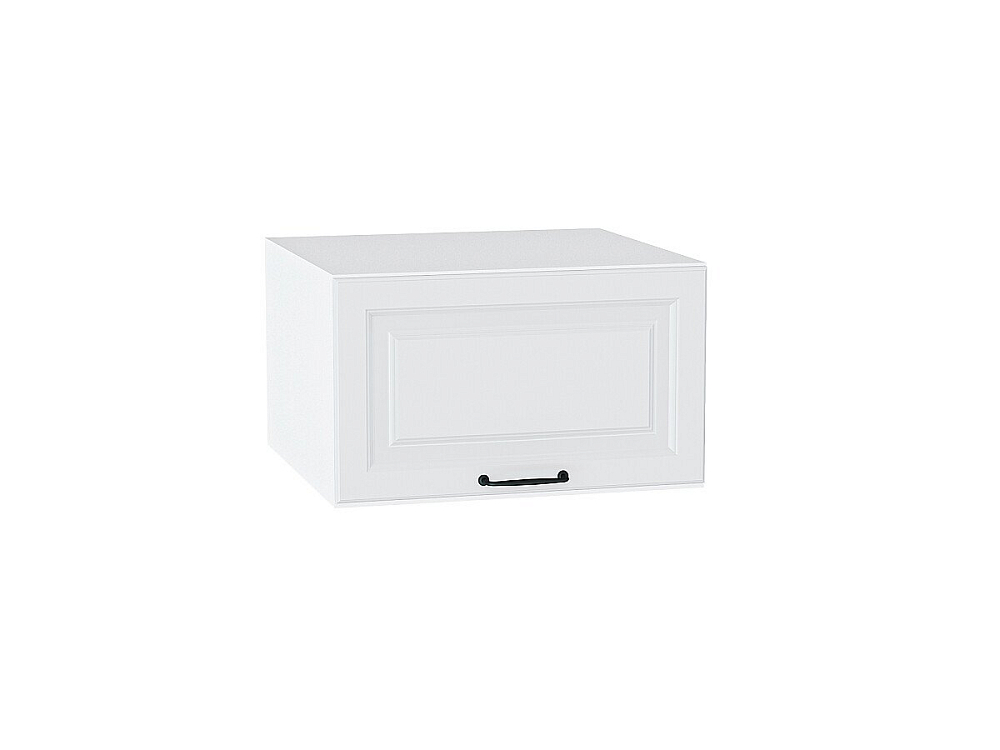 Шкаф верхний горизонтальный с увеличенной глубиной Ницца (358х600) Белый/blanco