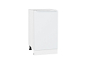 Шкаф нижний с 1-ой дверцей Фьюжн (816х450х480) Белый/silky white