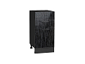 Шкаф нижний с 3-мя ящиками Валерия-М (816х400х478) graphite/Черный металлик дождь
