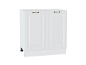 Шкаф нижний с 2-мя дверцами Ницца (816х800х478) Белый/Белый