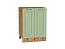 Шкаф нижний с 2-мя дверцами Ницца (816х600х478) Дуб Вотан/Дуб оливковый