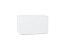 Шкаф верхний горизонтальный Фьюжн (358х600х320) Белый/Silky White