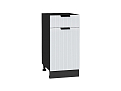 Шкаф нижний с 1-ой дверцей и ящиком Евро Лайн (816х400х478) graphite/Белый