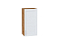 Шкаф верхний с 1-ой дверцей Сканди (716х350х320) Дуб Вотан/White Softwood