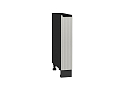 Шкаф нижний бутылочница Евро Лайн (816х150х478) graphite/Агат