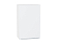 Шкаф верхний с 1-ой дверцей Фьюжн (920х600х320) Белый/Silky White