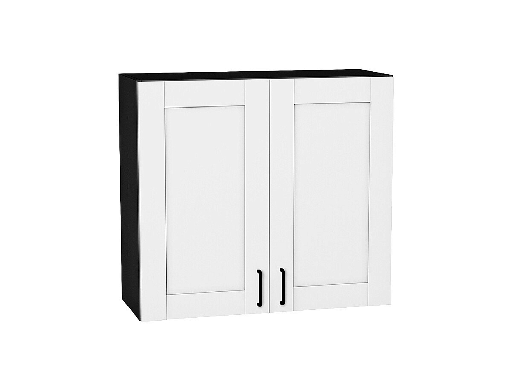 Шкаф верхний с 2-мя дверцами Лофт (716х800х320) graphite/super white